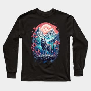 Wolf love king Long Sleeve T-Shirt